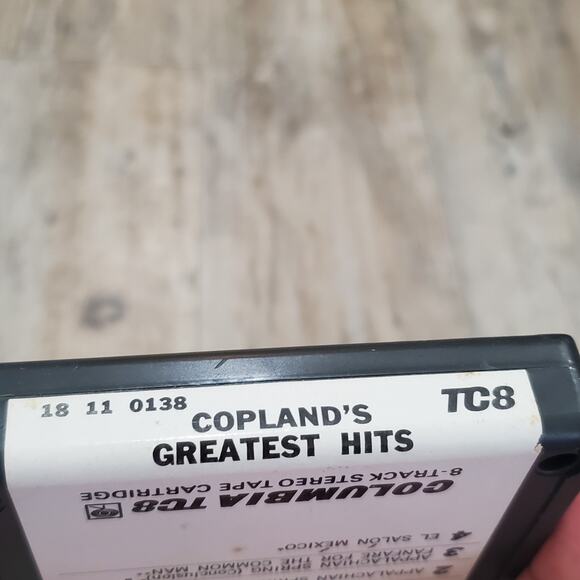 Coplands Greatest Hits 8-Track Tape UNTESTED Columbia TC8 Stereo Tape Cartridge - Picture 13 of 14